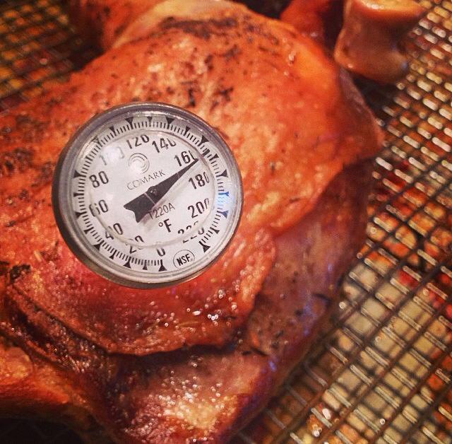 proper cooking of temperature of turkey is 165 degrees